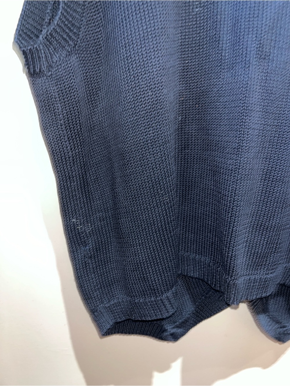 Vintage Eagle's Eye Halloween Knit Sweater Vest Black Sz Large Needs Repair - Picture 9 of 9